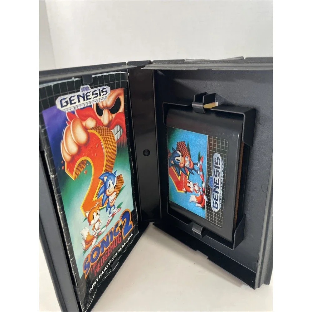Sonic The Hedgehog 2 Sega Genesis CIB Complete Authentic Excellent Tested